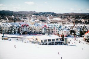 ski dans les laurentides