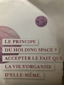 principe du holding space
